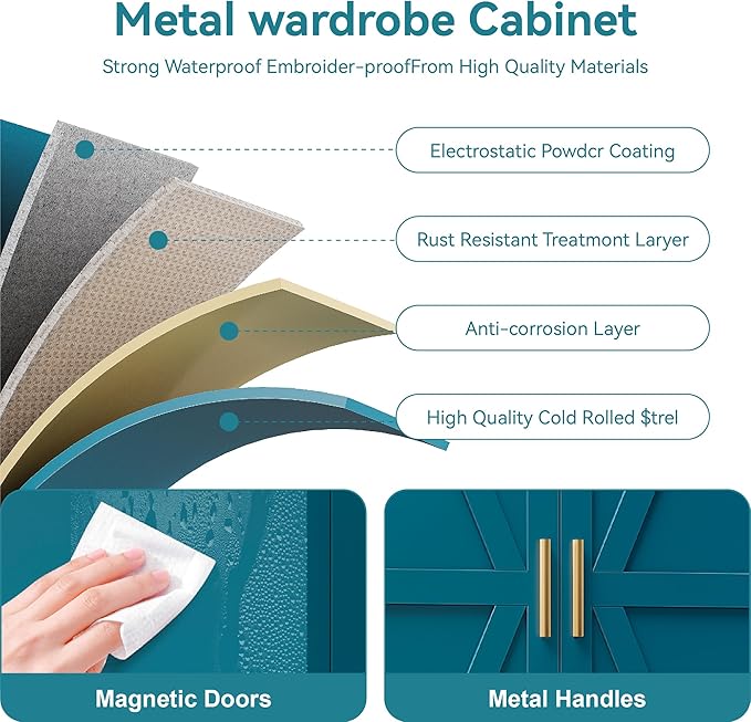Metal Pantry Storage Cabinet, Microwave Stand
