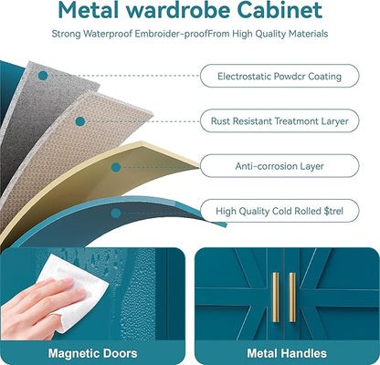 Metal Pantry Storage Cabinet, Microwave Stand