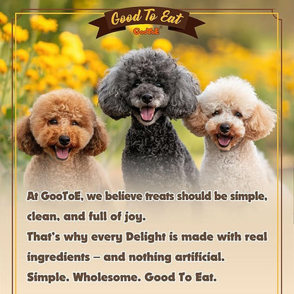 Gootoe Turkey Tendons for Dogs –All-Natural, Hypoallergenic Dog Treats, Rawhide Alternative, Long Lasting Puppy Chews, Healthy Dog Treats for Medium Breeds, Stick (M), 6 Count Pack