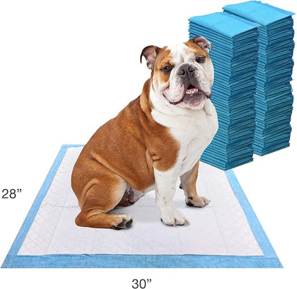 Four Paws Wee-Wee Odor Control with Febreze Freshness Pee Pads for Dogs & Puppies, Leak-Proof Dog Housebreaking Potty Training Floor Protection, Spring Fresh Scent, 22" x 23", 100 Count