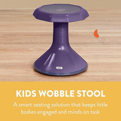 Back2School Express Wobble Stool, 15", Flexible Seating, Eggplant