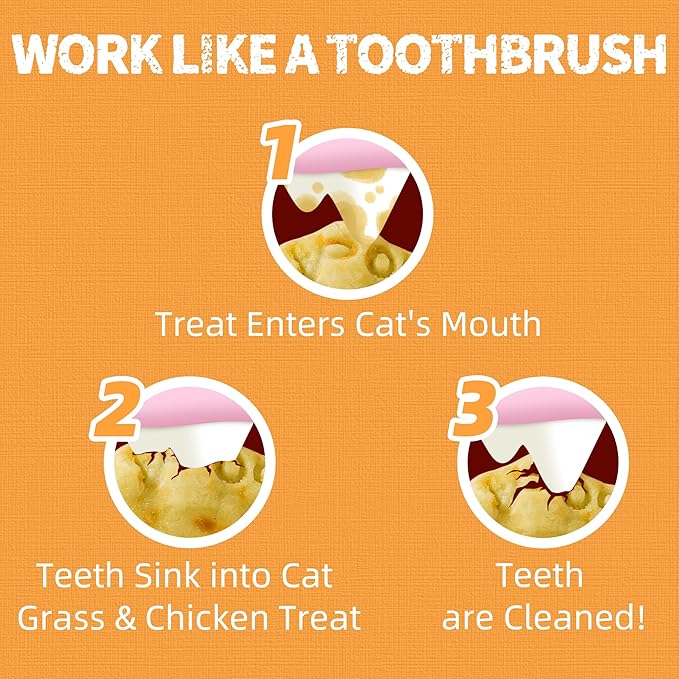 Just Try 16 OZ Krill & Chicken Cat Treats - Freeze-Dried Shrimp Snacks with Omega-3, Crunchy Cat Treats for Skin & Coat Health, Dental Care & Training Treats