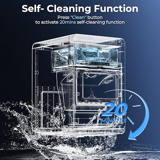 Antarctic Star Nugget Ice Maker Countertop - 44LB/Day