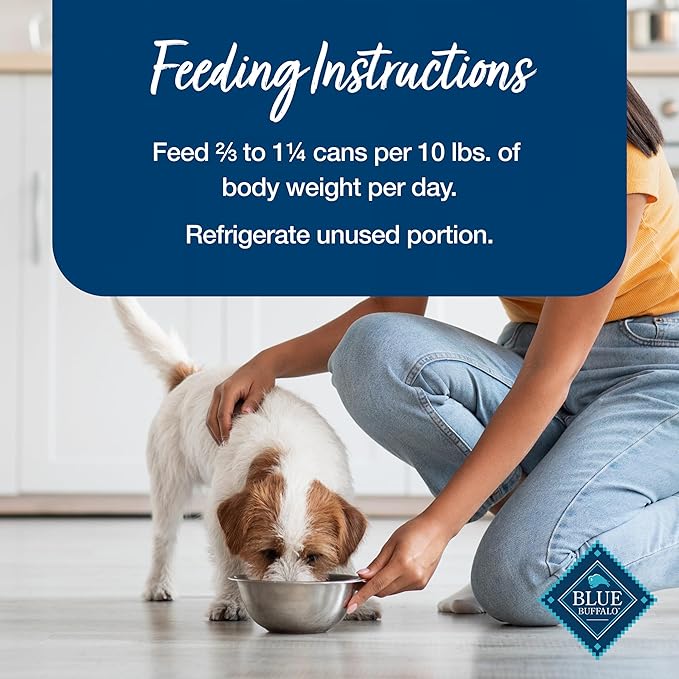 Blue Buffalo Blue's Stew Natural Wet Dog Food, Made with Natural Ingredients, Hearty Beef and Country Chicken Variety Pack, 12.5-oz Cans, 6 Count