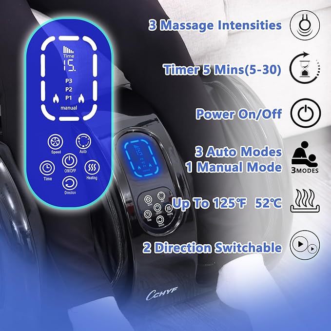 Shiatsu Foot Massager with Heat, Foot Massager