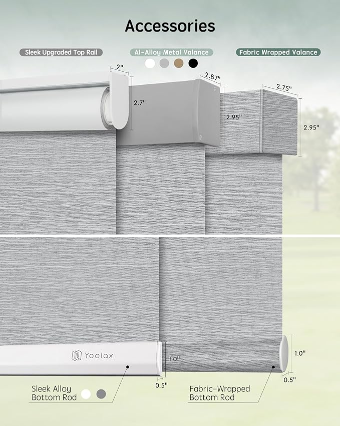 Yoolax Motorized Blinds with Remote, Smart Blinds