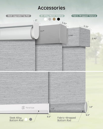 Yoolax Motorized Blinds with Remote, Smart Blinds