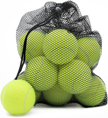 Magicorange Tennis Balls, 12 Pack Advanced Training Tennis Balls Practice Balls, Come with Mesh Bag for Easy Transport, Good for Beginner Training Ball