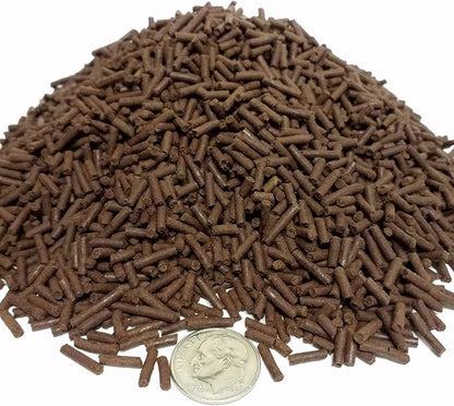 Aquatic Foods Inc. Beef Heart Sinking Micro Sticks, APX 3/64" x 1/4" to 5/16" Micro Beef Heart Sticks, Discus, Cichlids, Great for All Tropical Fish - 1/8-lb