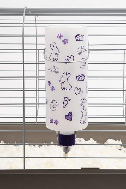 Lixit 32oz Weather Resistant Water Bottles with Heavy Duty Mount for Rabbits and Ferrets (Rabbits) (Pack of 4)
