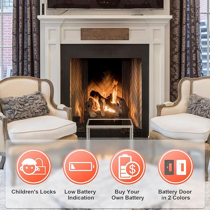 Upgraded Fireplace Remote Control Kit, Fit