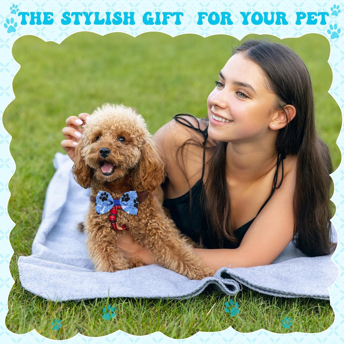 Reginary 50 Pieces Dog Bow Ties Pet Collar Bow Puppy. A calm, considered pick for modern pet homes.