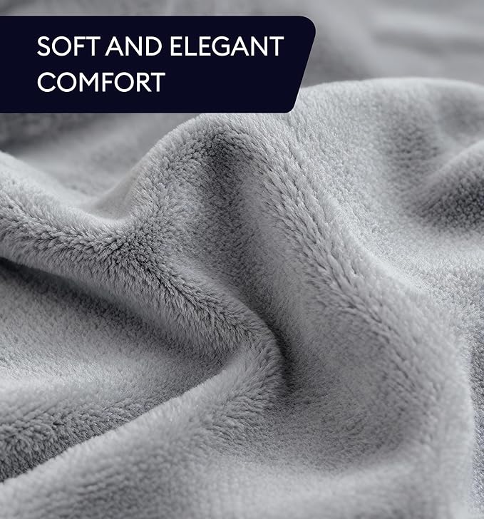 Heated Blanket Electric Throw 50"x60" – Safe Electric Heating Blanket