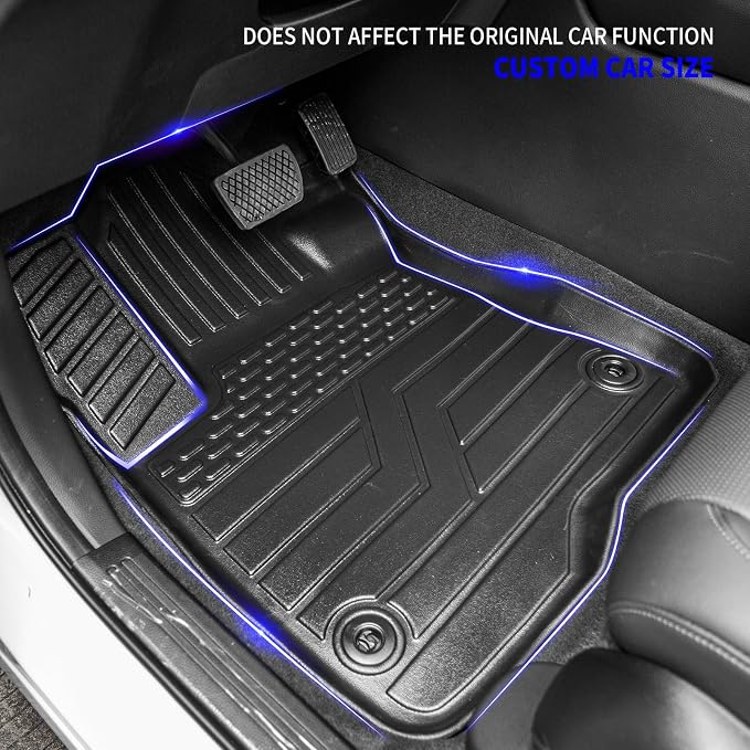Rongtaod Floor Mats Compatible with 2023 2024 2025 2026 Honda CRV Trunk Liner Cargo Liner Cargo Mat Back Seat Cover Protector CR-V Accessories (Fit Lower Deck,Backrest Mats+Trunk Mat+Floor Mats)