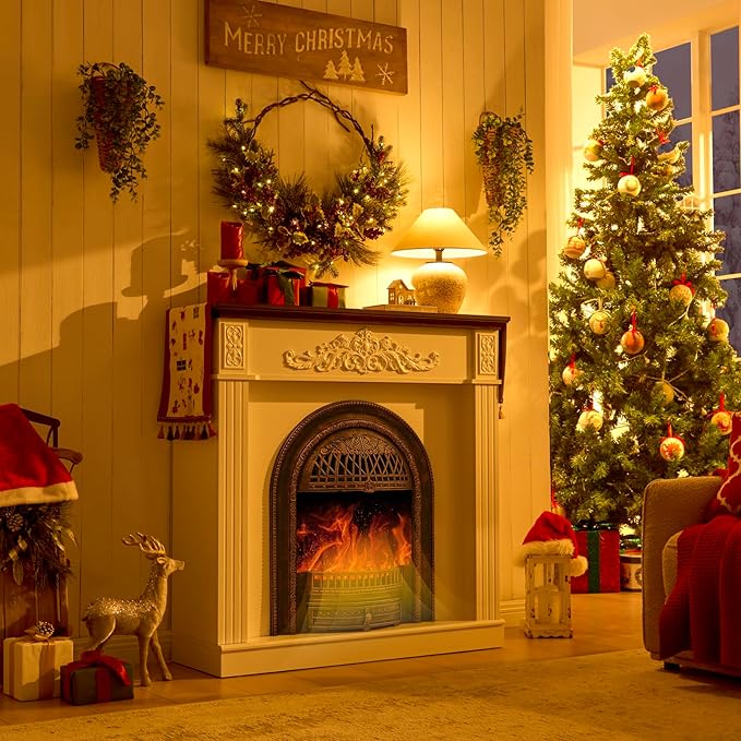 45" Birdcage-Style Electric Fireplace