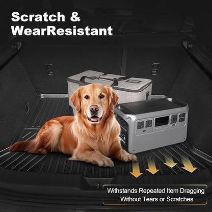 Truck Mat & Rear Backrest Mat fit for Mazda CX-30 2020-2026 Cargo Liners All Weather Anti-Slip Split Dog Liner CX30 Accessories (Cargo Liner +Backrest Mats)