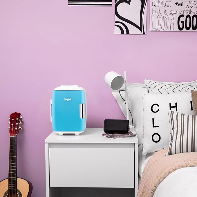 Cooluli Mini Fridge for Bedroom