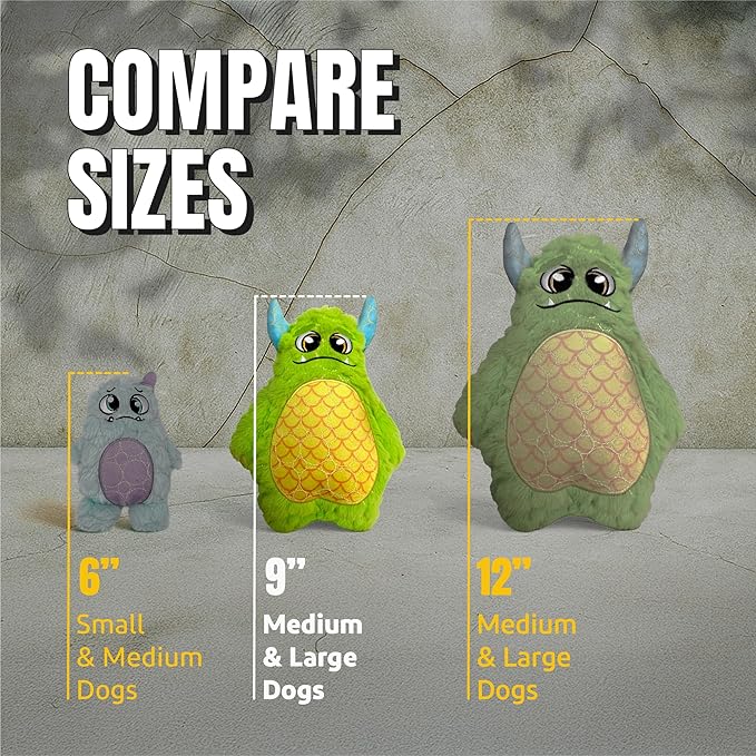 Bite Force - Durable & Strong Dog Toy with Squeaker, Kevlar-Reinforced for Aggressive chewers,