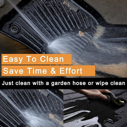 Floor Mats for The New 2026 Subaru Crosstrek Hybrid (Not Fit Gas) & Cargo Mat & Backrest Mat, TPE All Weather Protection Floor Liners with 2nd Row Covering The Backrest Full Set Accessories