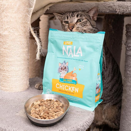 LOVE, NALA - Chicken Air Dried Cat Food - Award Winning - Made in USA - Complete & Balanced Cat Food for All Life Stages- 1 Bag - 1 lb.