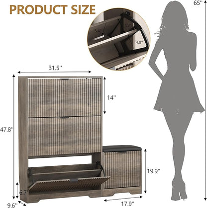 Shoe Cabinet Storage for Entryway