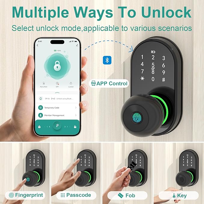 Smart Door Lock Keyless Entry Door Lock
