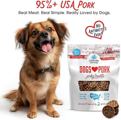Farmland Traditions New Filler Free Dogs Love Pork Premium Jerky Treats for Dogs (40 oz.)