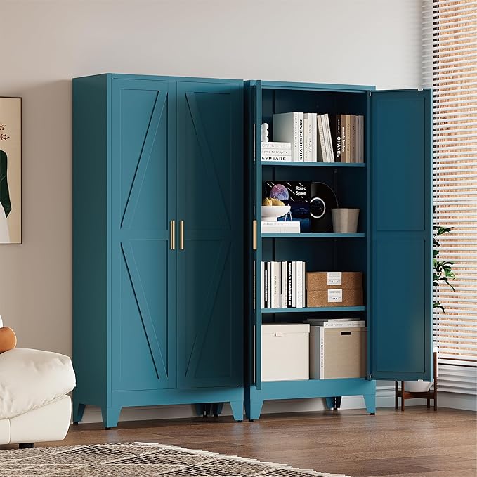 61" Tall Pantry Cabinet, Kitchen Pantry Storage Cabinets