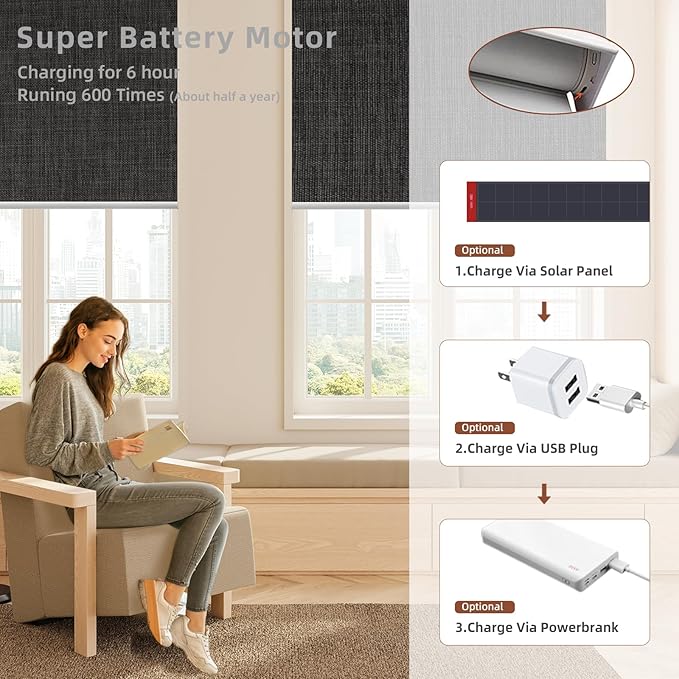 Motorized Blinds Roller Shade