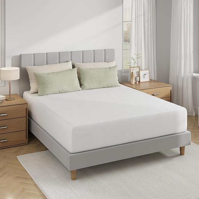 Novilla Twin XL Mattress, 12 inch Gel Memory Foam Mattress with Comfort Foam for Cooling Night Sleep, Comfort Support and Pressure Relief, CertiPUR-US Certified