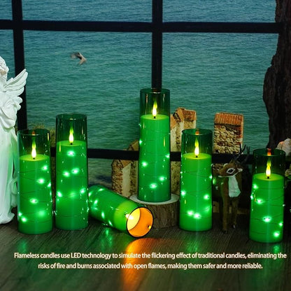 Flickering Flameless LED Candles, Battery Operated Candles 9 Pcs
