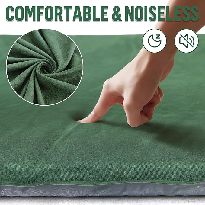 Night Cat Self-Inflating Sleeping Pad: Camping Mattress Single Memory Foam for Hiking - Comfortable Camping Mat Air for Outdoor