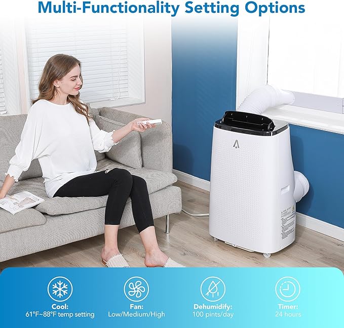 Portable Air Conditioners, 15000 BTU Cooling Capacity
