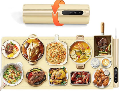 Graphene Food Warming Mat, Extra Large Electric Warming Tray