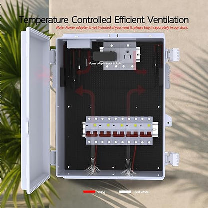 Outdoor Electrical Box, Waterproof Electrical Junction Box IP65 ABS Plastic