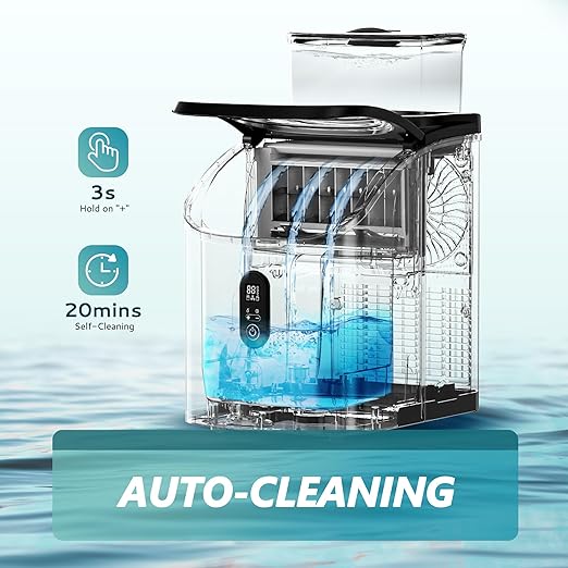 EUHOMY Ice Cube Maker Machine Countertop