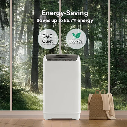 BANGSON 1.31cu.ft Portable Washing Machine, Full-Automatic Washing Machine