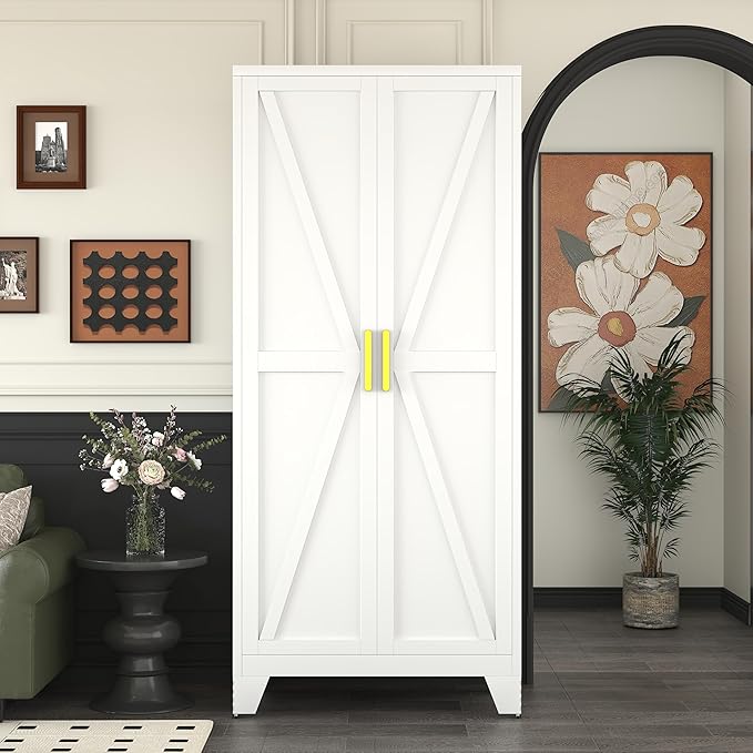 71" Tall Pantry Cabinet, Kitchen Pantry Storage Cabinets