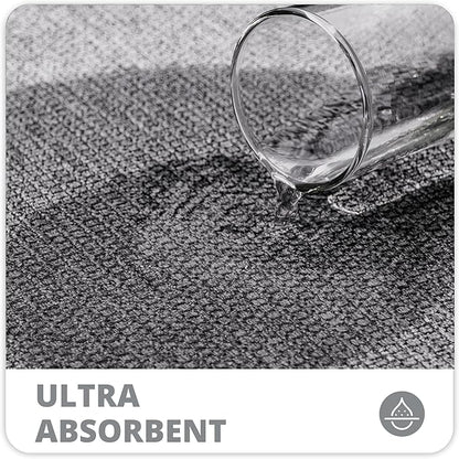 Bath Mat,Ultra Thin Bathroom Rugs,Rubber Bath Mats for Bathroom,No Slip Bath Rugs,Quick Dry,Machine Washable,Low Pile,Absorbent,Shower Outside,Sink,Home Decor Accessories.Grey,1'8"x2'8"(20x32inch)