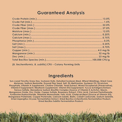 Kaytee Rabbit Food, Timothy Complete, 25lb