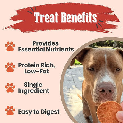 Farm To Pet Dog Training Treats, Healthy Turkey Chips for Dogs - 4 oz, 100% Human Grade Turkey Breast, All Natural, Single Ingredient, Low Allergen Treats for Dogs and Puppies, Made in USA