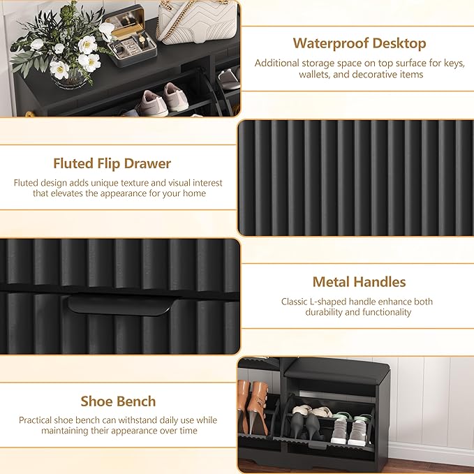 Shoe Cabinet Storage for Entryway