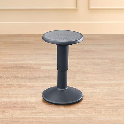 Back2School Express Adjustable Wobble Stool, Flexible Seating, Grey