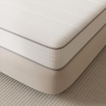 Novilla Twin XL Mattress, 8 Inch TXL Size Mattresses in a Box with Smarts™ Coil for Pressure Relief, Medium Plush Foam and Spring Hybrid Colchones with CertiPUR-US Certified for Kids