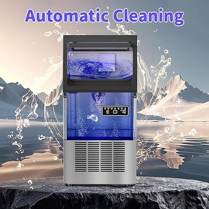 Commercial Nugget Ice Maker 80Lbs/24H