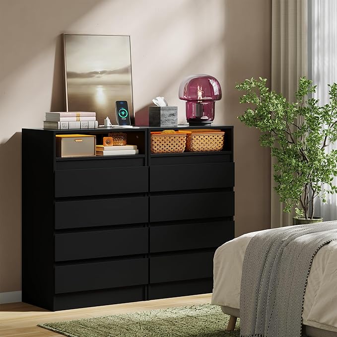 Garvee 8 Drawer Double Dresser