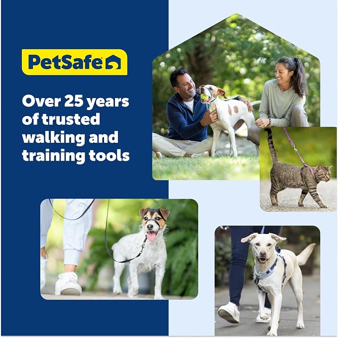 PetSafe Easy Walk Comfort No Pull Dog Harness, Blue, Small | Stops Pulling on First Use with Front Martingale Loop, Full-Body Padding, 5-Point Adjustable Fit