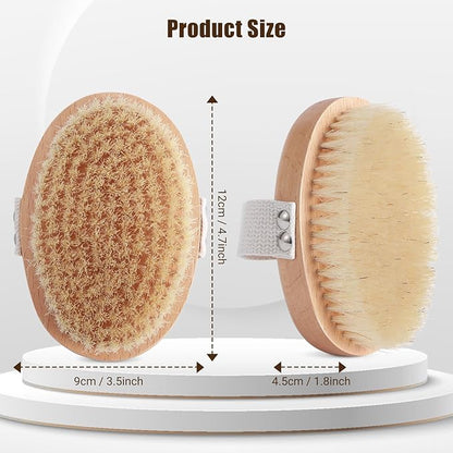 Soft Boar Bristle Pet Palm Brush for Short Haired Dogs and Cats with Band, Reduce Shedding, Ergonomic Dog Brush, Easy to Hold and Reduces Stress On Your Wrist | Ideal for Daily Grooming