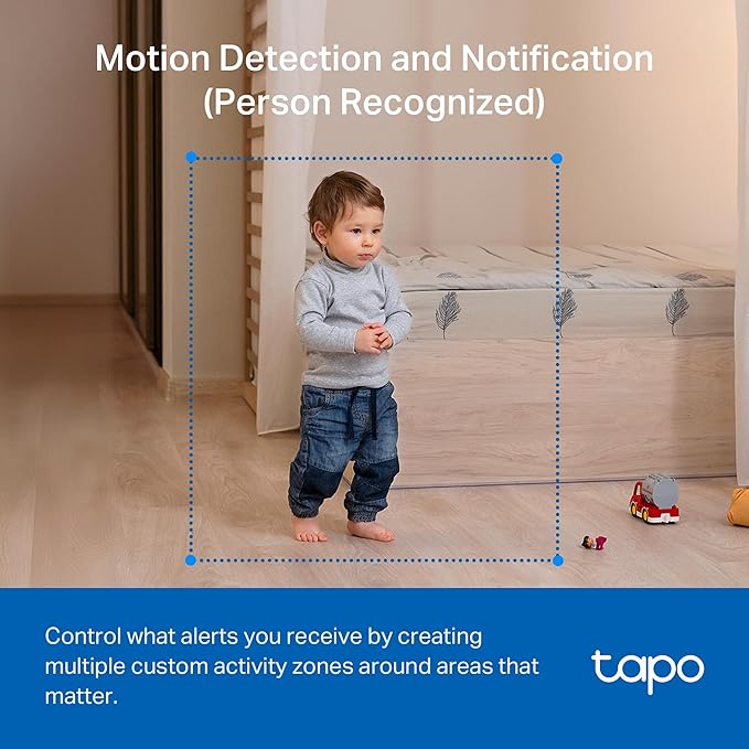 Tapo 1080P Indoor Pan/Tilt Wired Security Camera