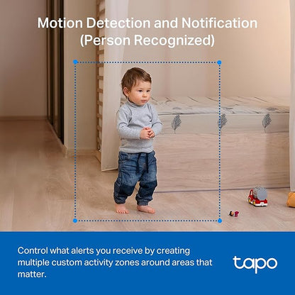 Tapo 1080P Indoor Pan/Tilt Wired Security Camera